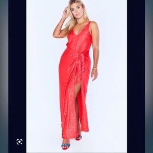 Show Me‎ Your Mumu Hampton Wrap Dress S Leopard Cheetah